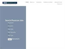 Tablet Screenshot of bashealthcare.com